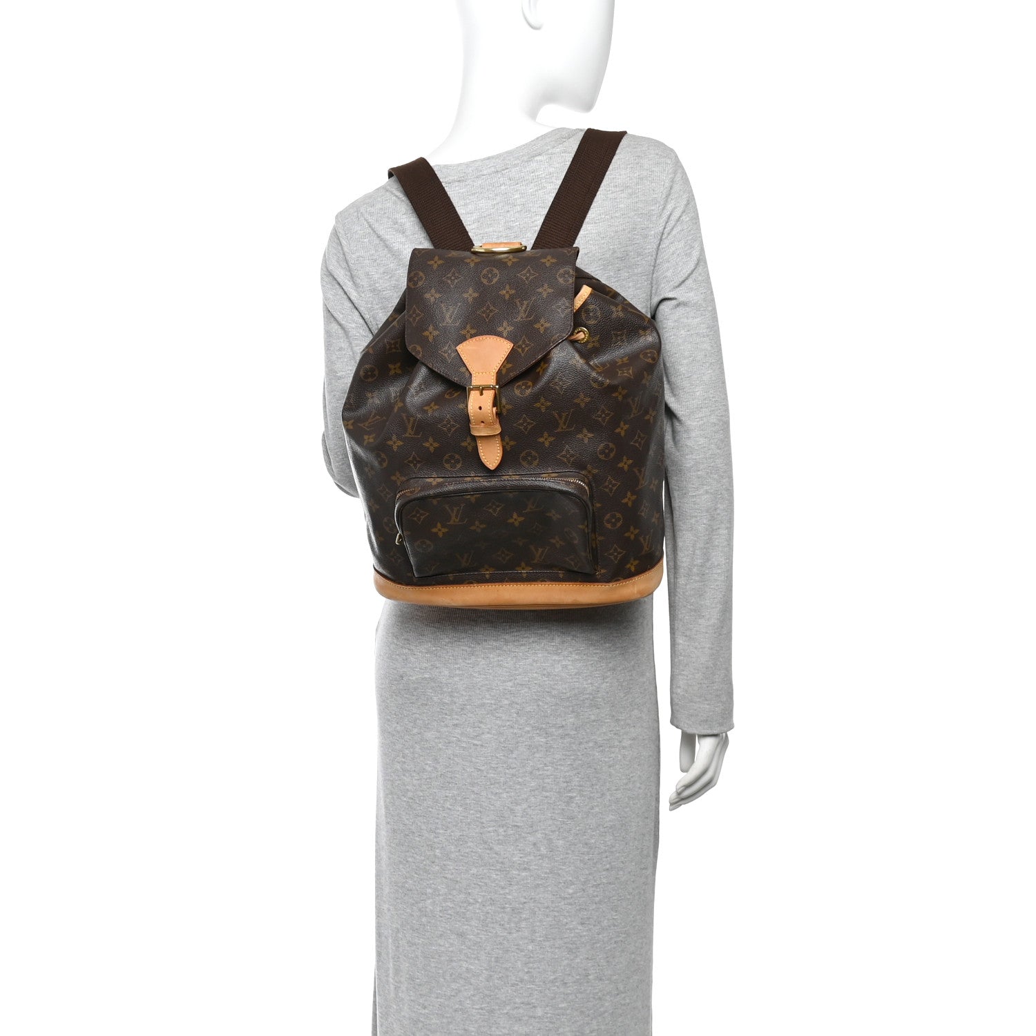 Louis Vuitton Monogram Montsouris GM Backpack 2 of 9