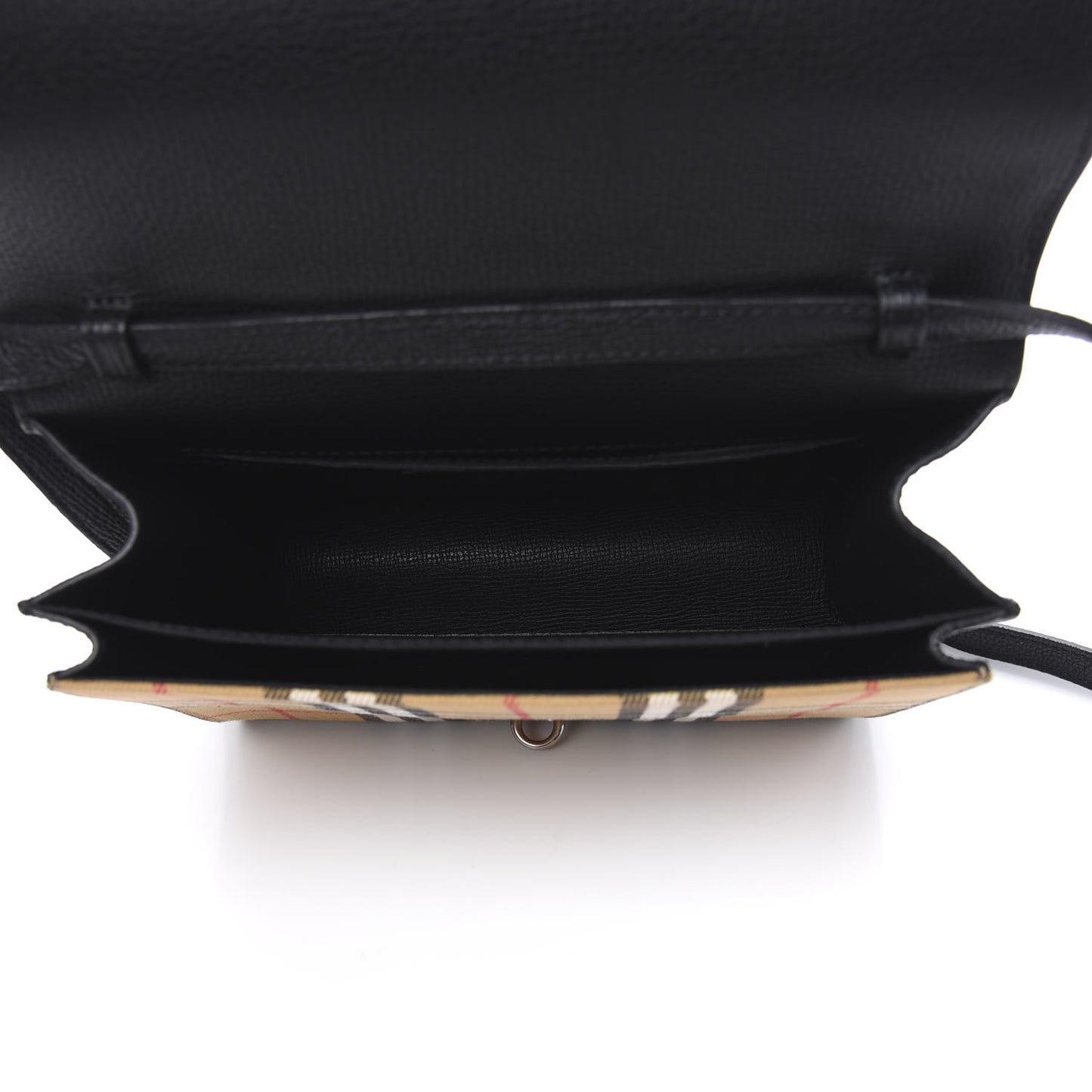 Derby Calfskin Vintage Check Small Macken Crossbody Bag Black