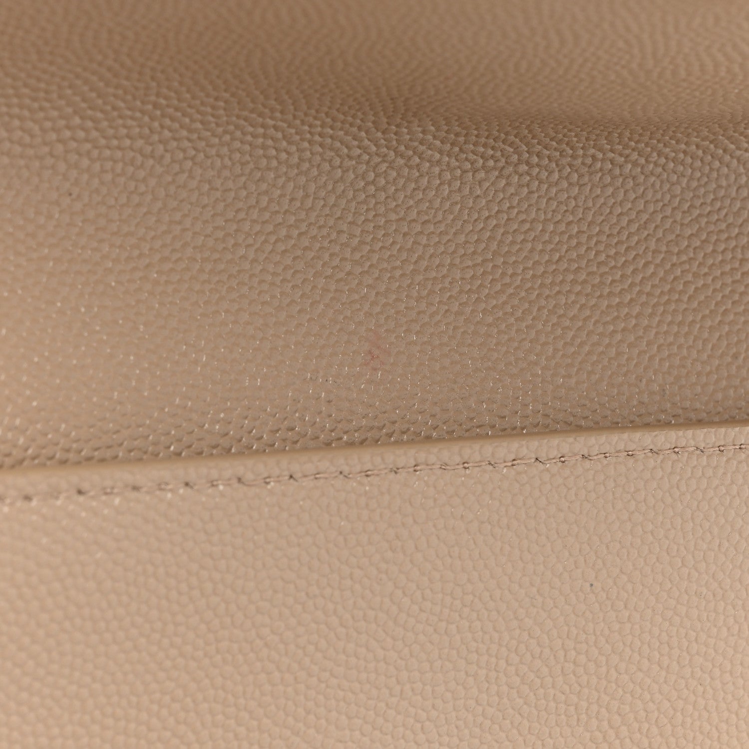 Saint Laurent Grain De Poudre Uptown Pouch Dark Beige 9 of 9