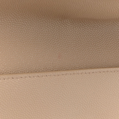 Saint Laurent Grain De Poudre Uptown Pouch Dark Beige 9 of 9
