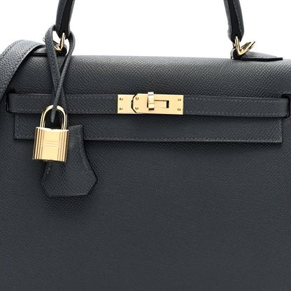 Hermes Epsom Kelly Sellier 25 Gris Misty 8 of 11