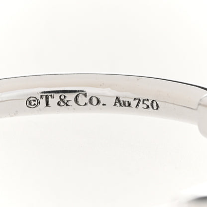 Tiffany 18K White Gold T Wire Ring 53 6.5 4 of 4