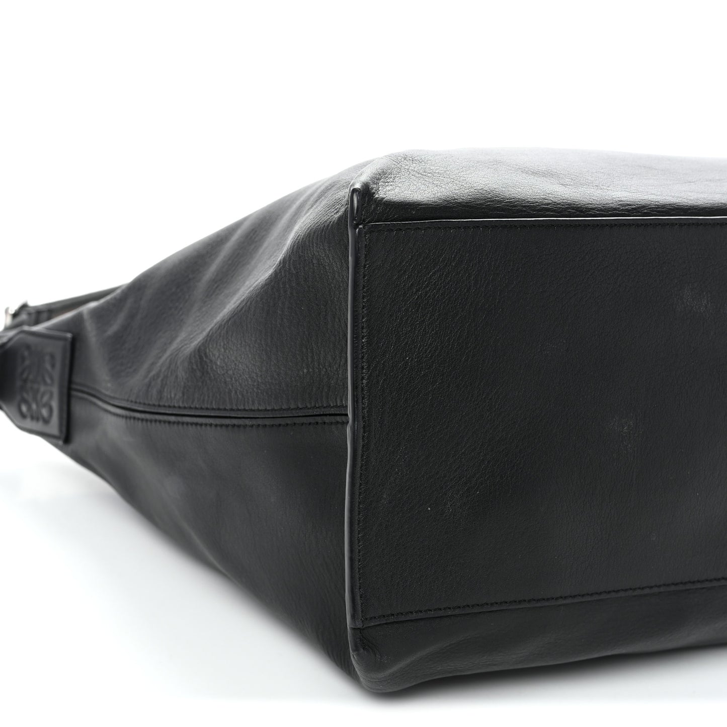 Supple Smooth Calfskin Jacquard Medium Cubi Crossbody Bag Black
