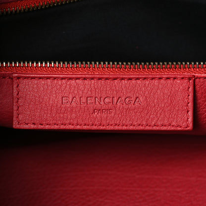 Balenciaga Veau Soyeux Perforated Blackout City Rouge Groseille 6 of 9