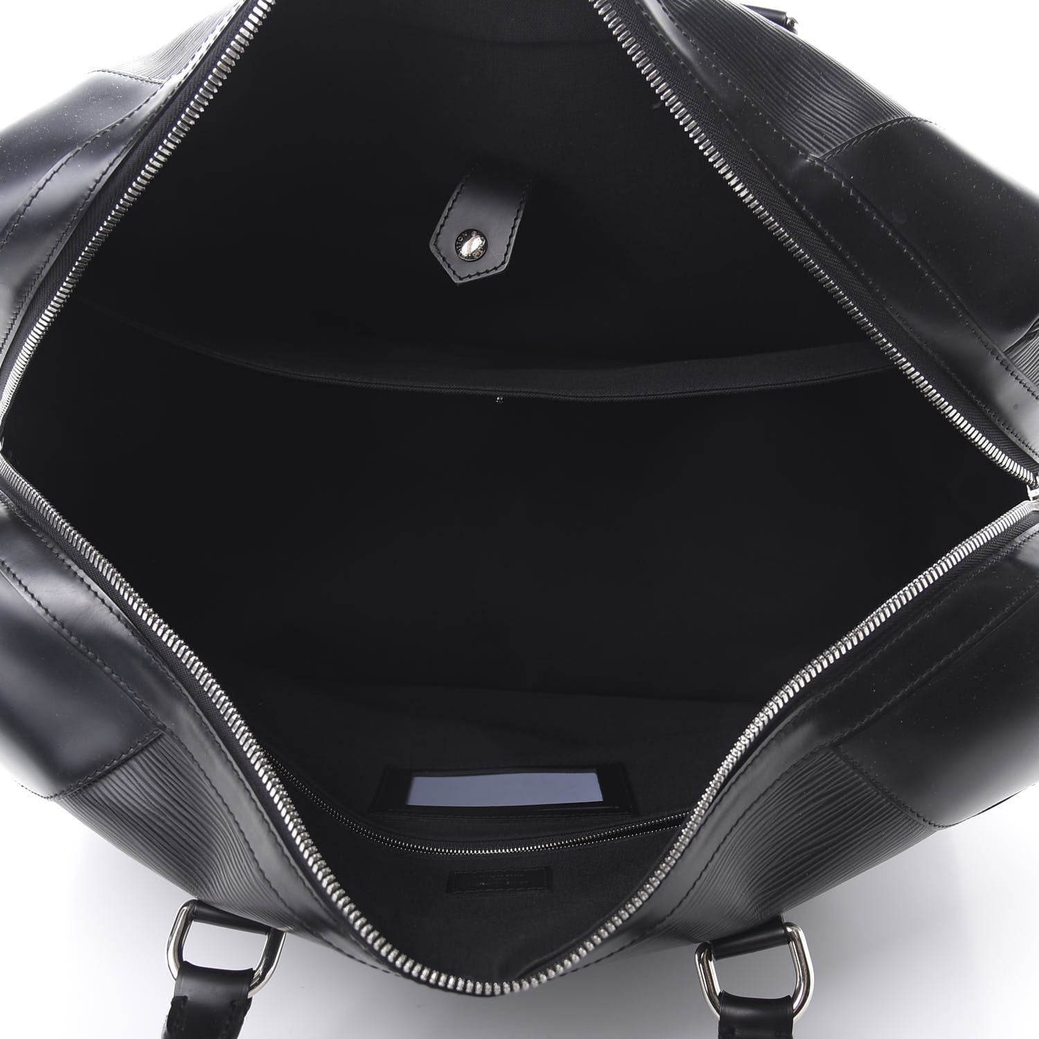 Louis Vuitton Epi Sac Bourget 50 Black 4 of 17