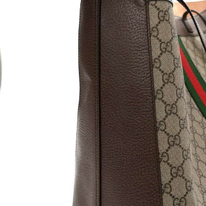 Gucci GG Supreme Monogram Web Ophidia Tote Brown 15 of 15