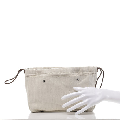 Hermes Canvas Barenia Fourbi 25 MM Pouch Naturel Fauve 2 of 10