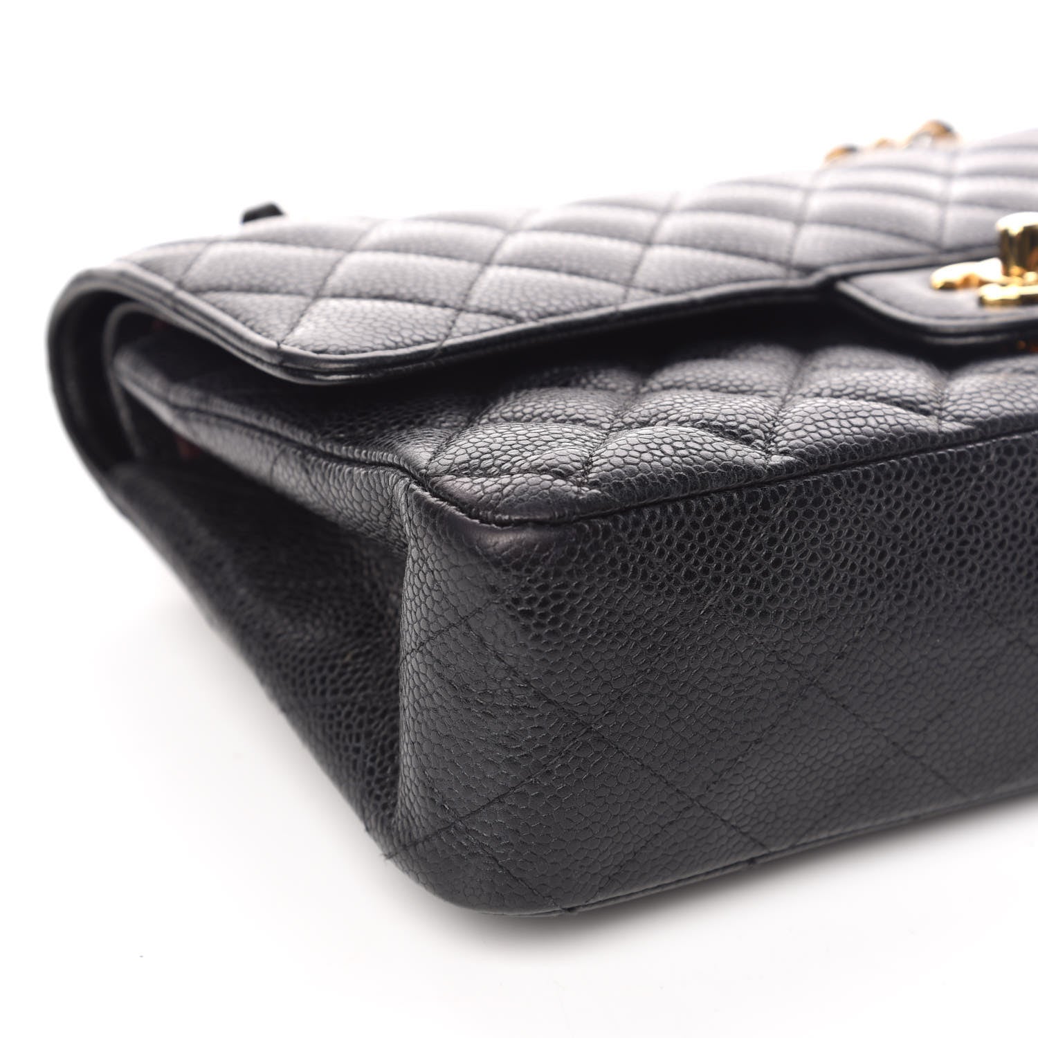 Chanel Caviar Quilted Medium Double Flap Black 9 of 13