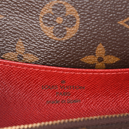 Louis Vuitton Monogram Emilie Wallet Red 6 of 10
