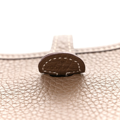 Hermes Taurillon Clemence Evelyne TPM Etoupe 7 of 11