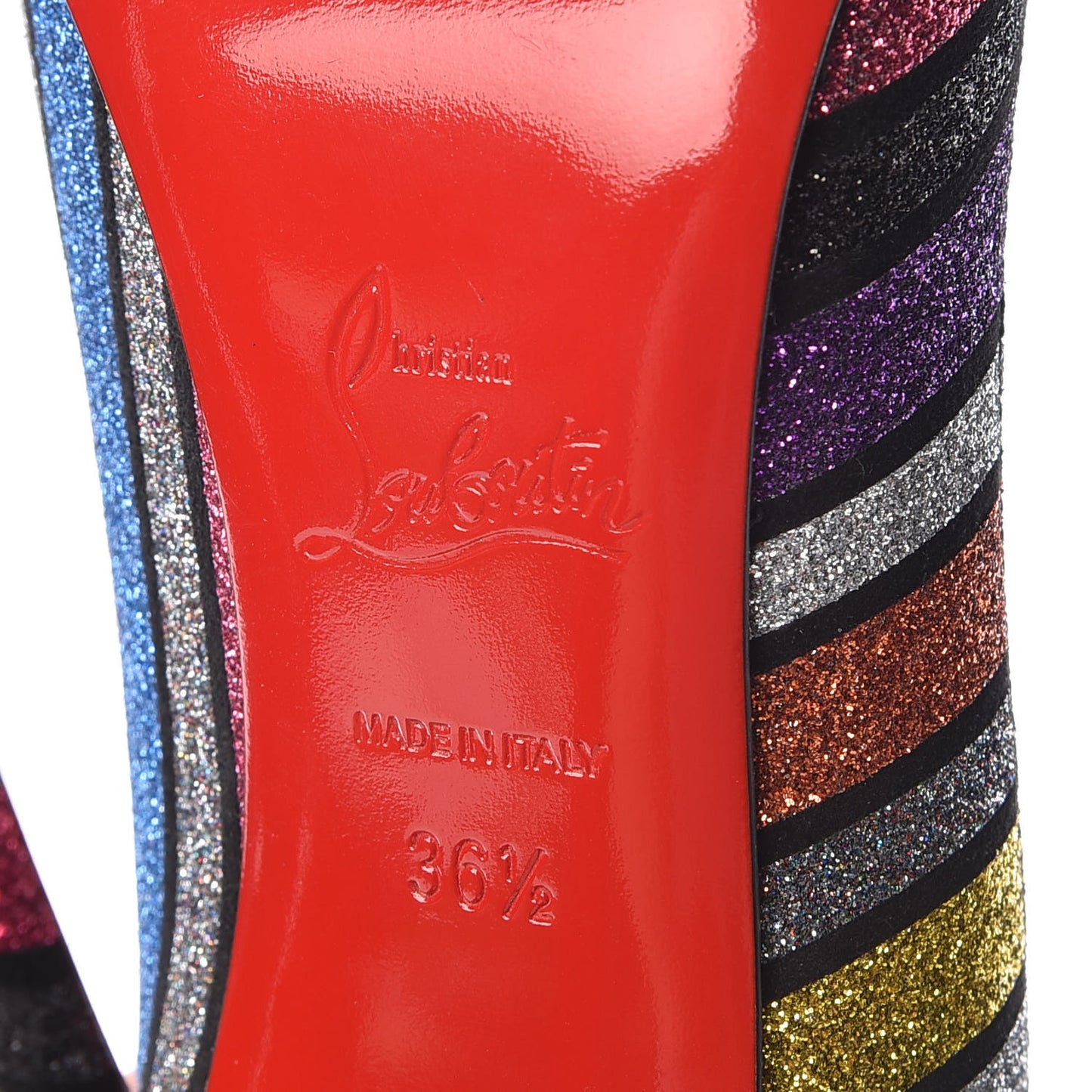 Suede Stripyglitter So Kate 120 Pumps 36.5 Multi