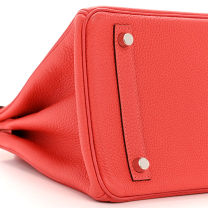 Hermes Togo Birkin 30 Rouge Pivoine 9 of 12