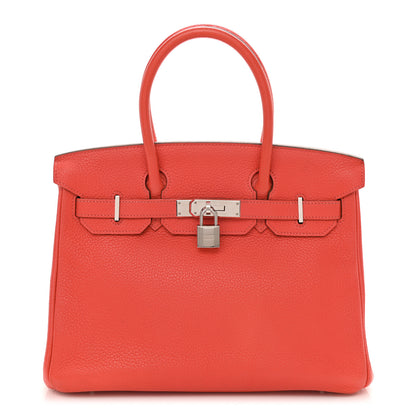 Hermes Taurillon Clemence Birkin 30 Rose Jaipur 1 of 10