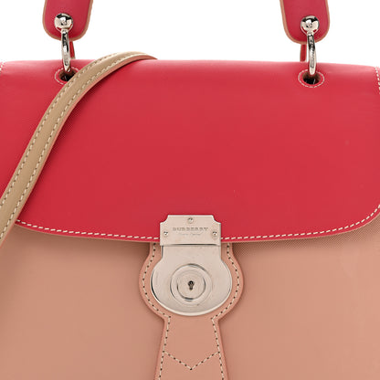 Burberry Trench Calfskin DK88 Medium Top Handle Bag Ash Rose Beige Russet 9 of 16