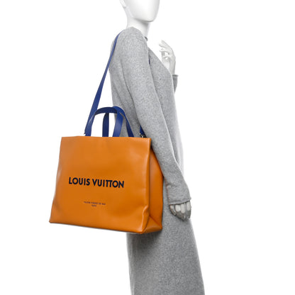 Louis Vuitton Cowhide Shopper Bag MM Safran 2 of 11