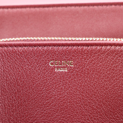 Celine Supple Grained Calfskin Medium Nino Light Burgundy 7 of 10