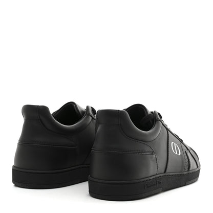 Christian Dior Calfskin Suede Logo Sneakers 40 Black 5 of 10