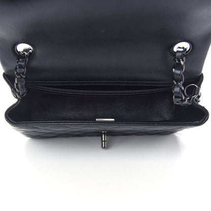 Chanel Lambskin Quilted Mini Rectangular Flap So Black 5 of 9