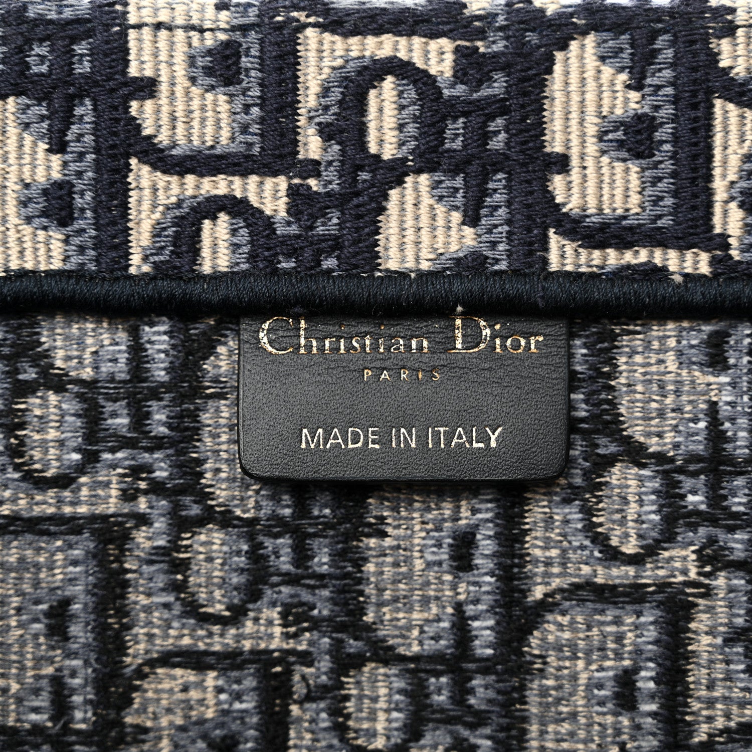 Christian Dior Oblique Medium Book Tote Blue Multicolor 6 of 12