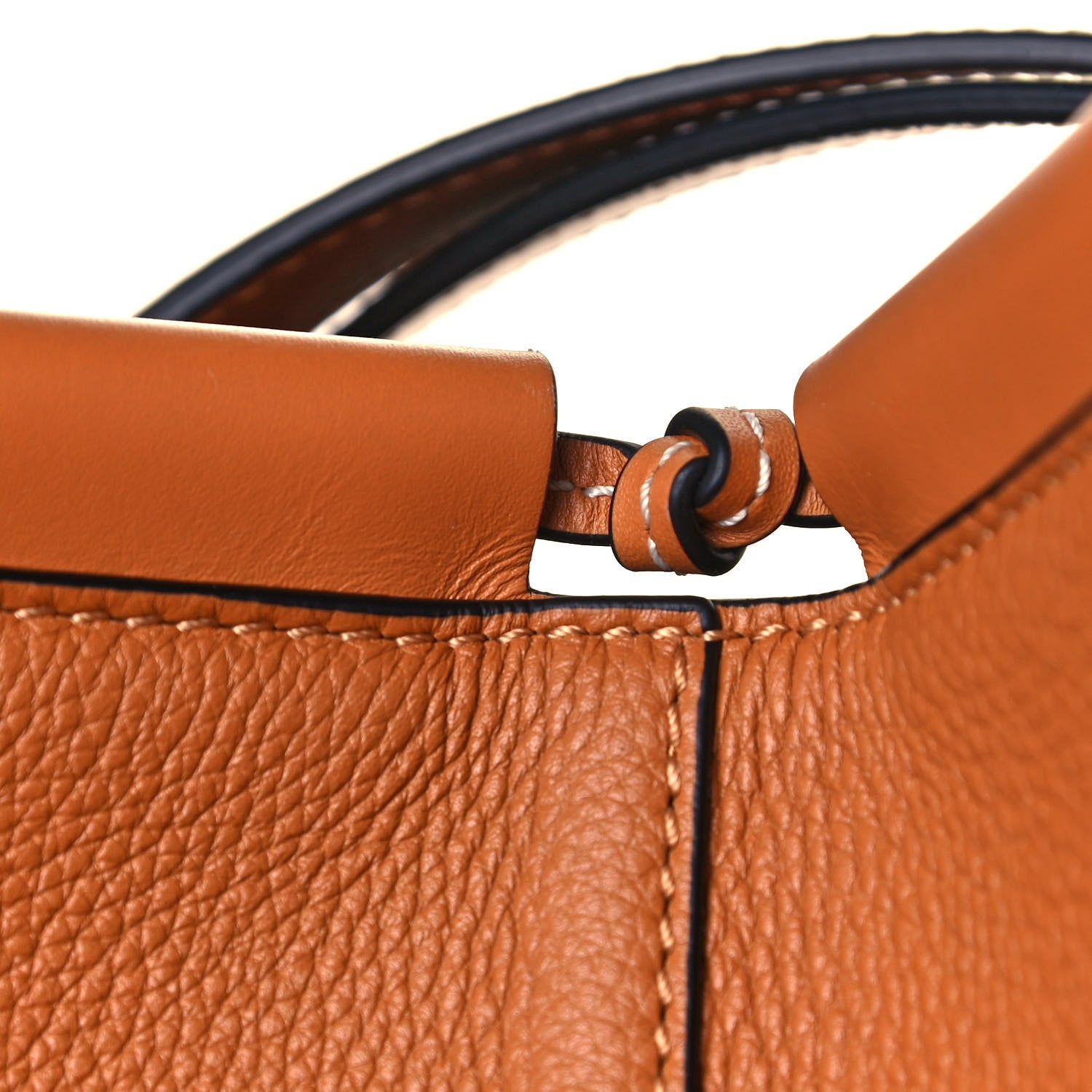 Loewe Grained Calfskin Cushion Tote Tan 11 of 11
