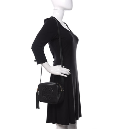 Gucci Pebbled Calfskin Small Soho Disco Bag Black 2 of 11