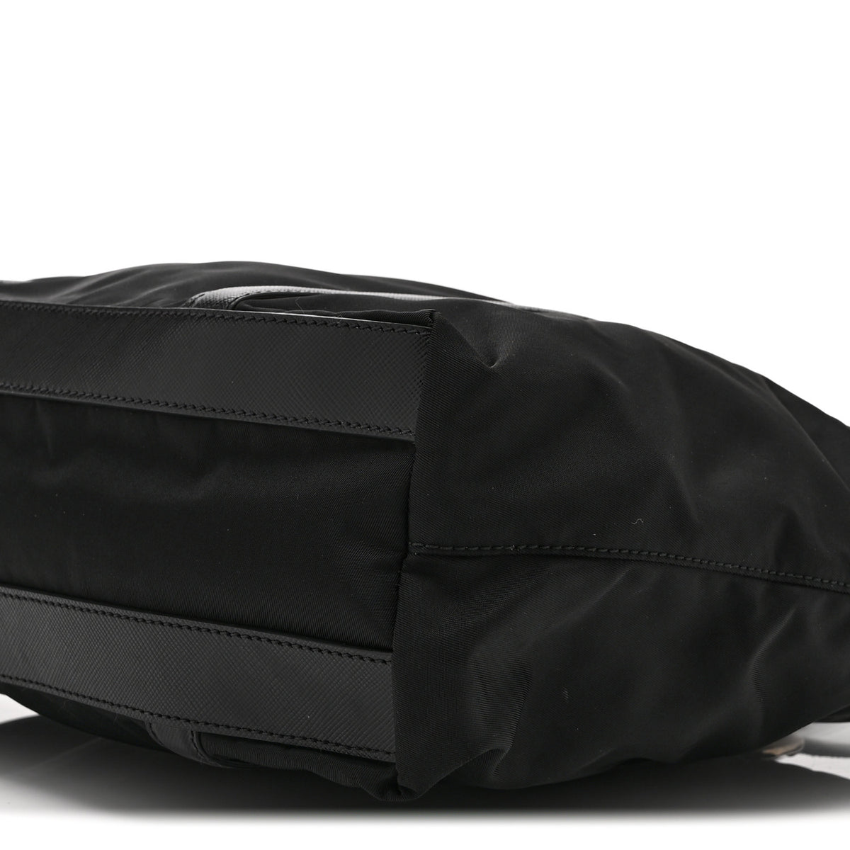 Tessuto Nylon Saffiano Tote Black