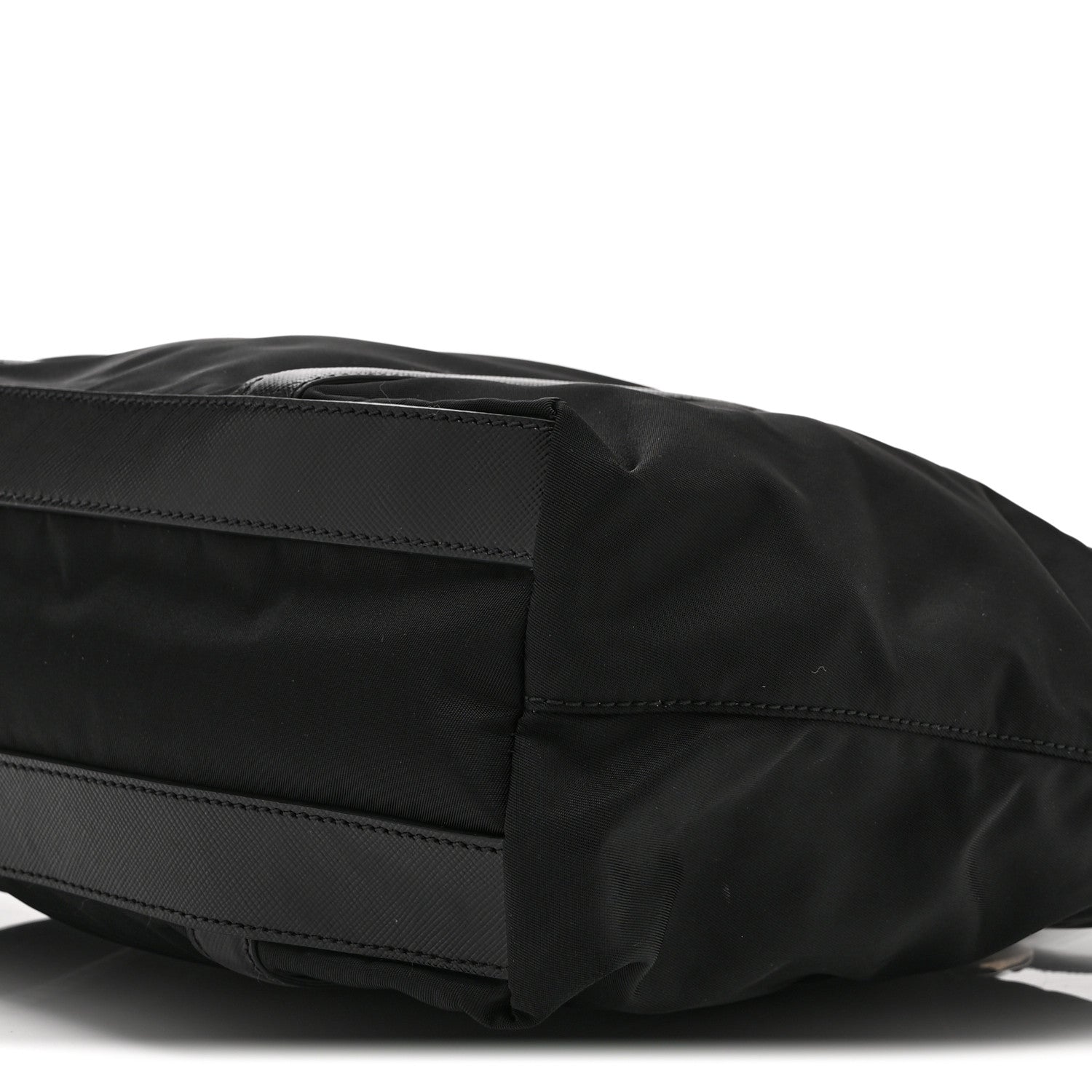 Prada Tessuto Nylon Saffiano Tote Black 10 of 10