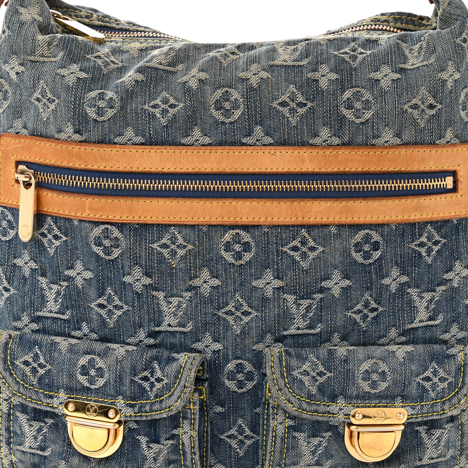 Louis Vuitton Denim Baggy GM Blue 7 of 14