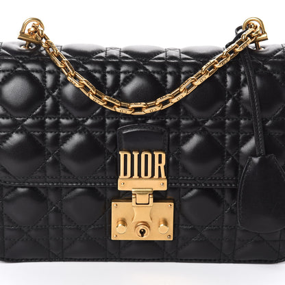 Christian Dior Lambskin Cannage Large Dioraddict Flap Bag Black 7 of 9