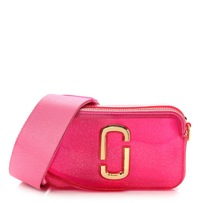 Marc Jacobs Jelly Glitter Small Snapshot Camera Bag Pink 1 of 9