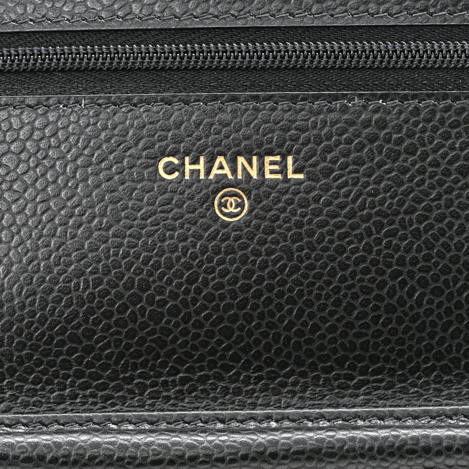 Chanel Caviar Quilted Wallet On Chain WOC Black 6 of 12