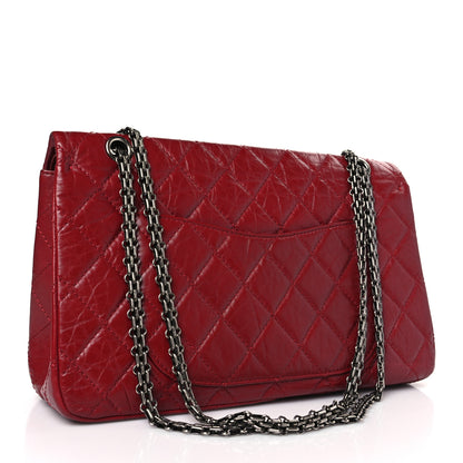 Chanel Aged Calfskin Quilted 2.55 Reissue 227 Flap Red 3 of 10