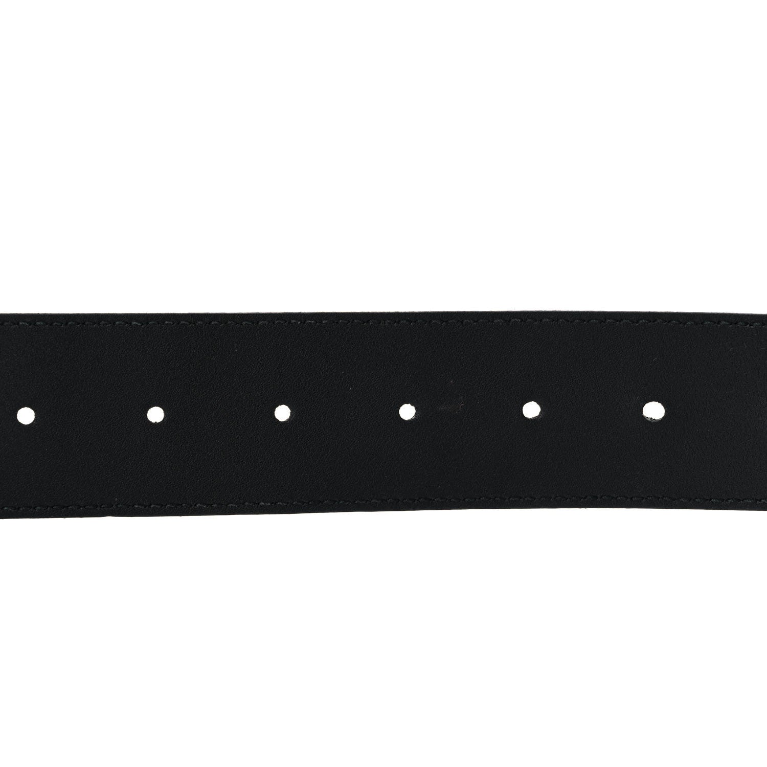 Gucci Textured Calfskin Double G 40mm Belt 90 36 Black 5 of 8