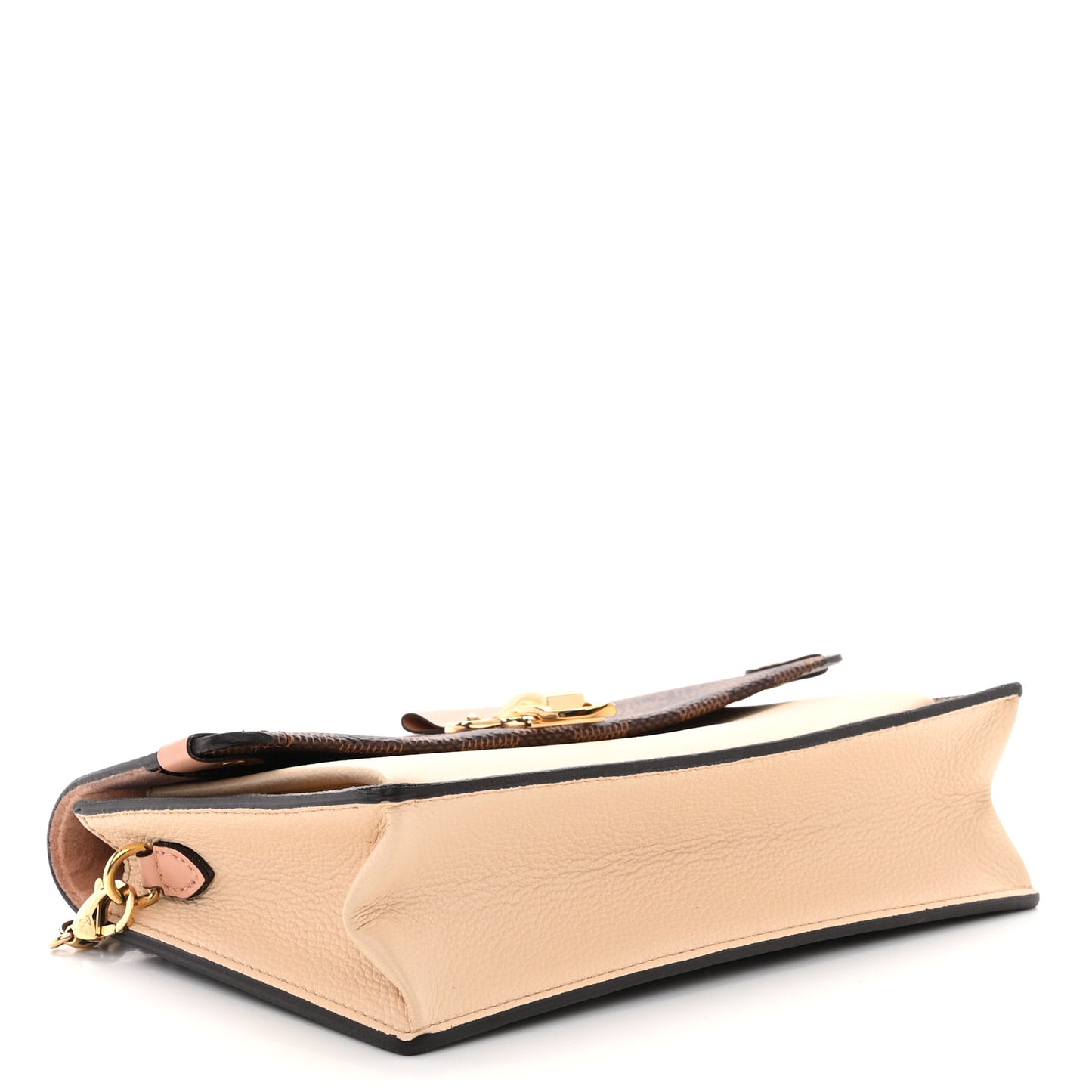 Damier Ebene Vavin Chain Wallet Creme