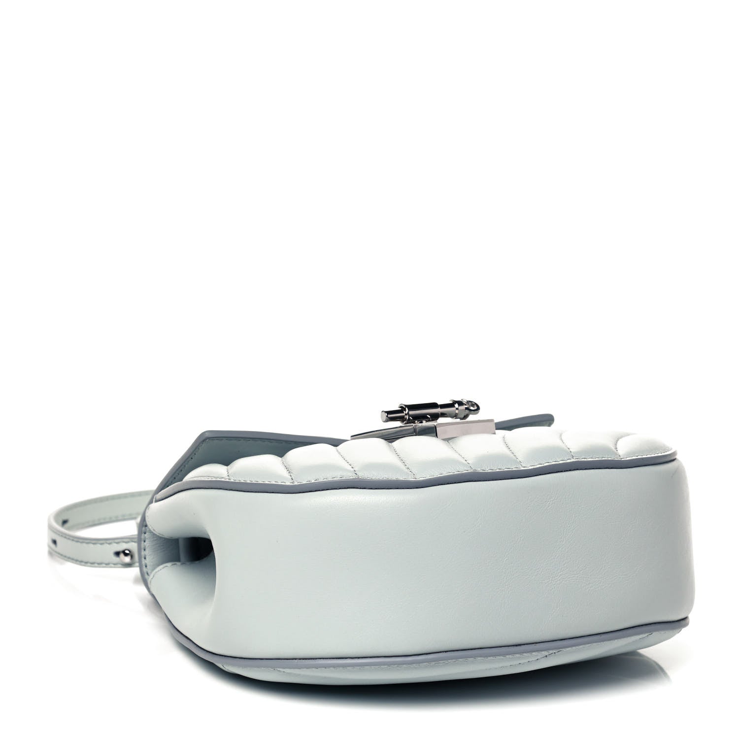 Chloe Calfskin Quilted Mini Drew Bijou Shoulder Bag Airy Grey 4 of 9