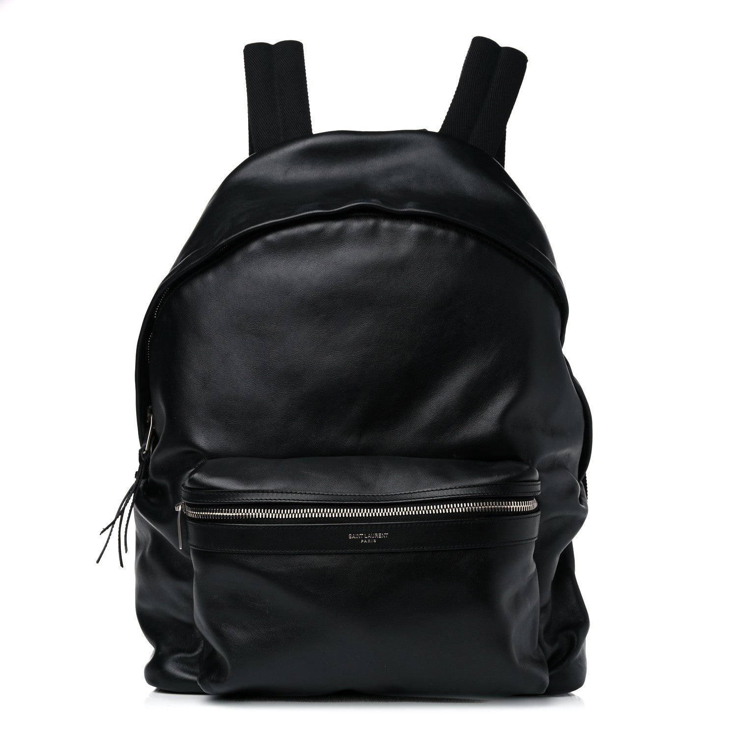 Saint Laurent Calfskin City Backpack Black 1 of 12