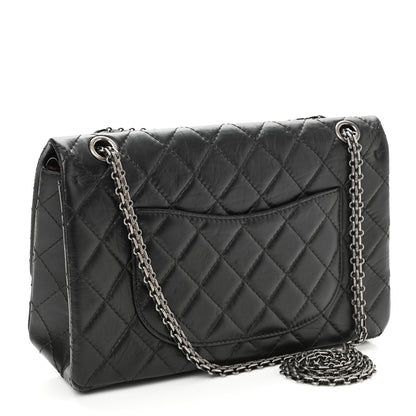 Chanel Aged Calfskin Quilted 2.55 Reissue 226 Flap Black 3 of 10