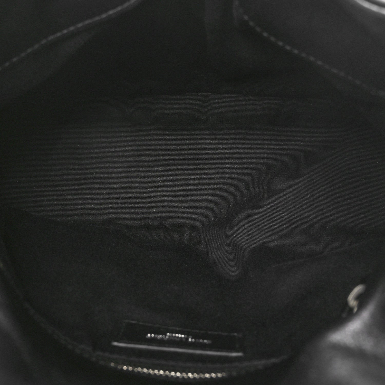 Saint Laurent Lambskin Quilted Small Loulou Puffer Monogram Chain Satchel Black 5 of 11