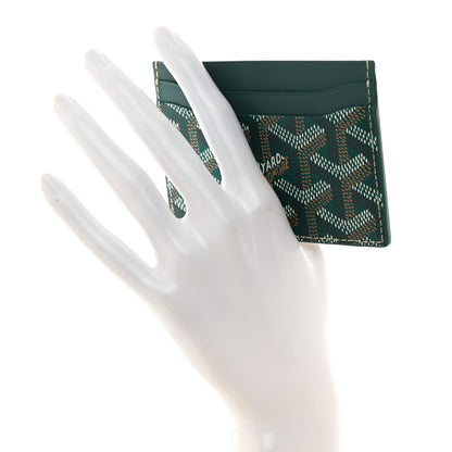 Goyard Goyardine Saint Sulpice Card Holder Green 2 of 7