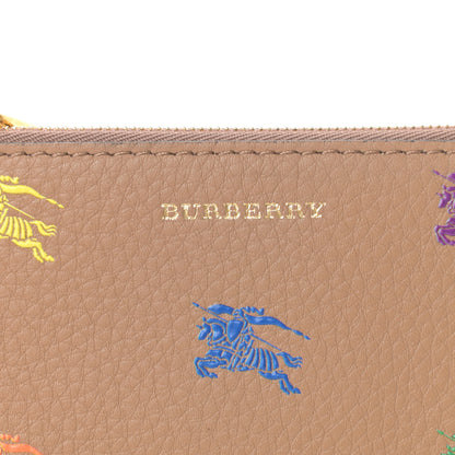 Burberry Grained Calfskin EKD Somerset Coin Case Card Holder Light Camel 6 of 6