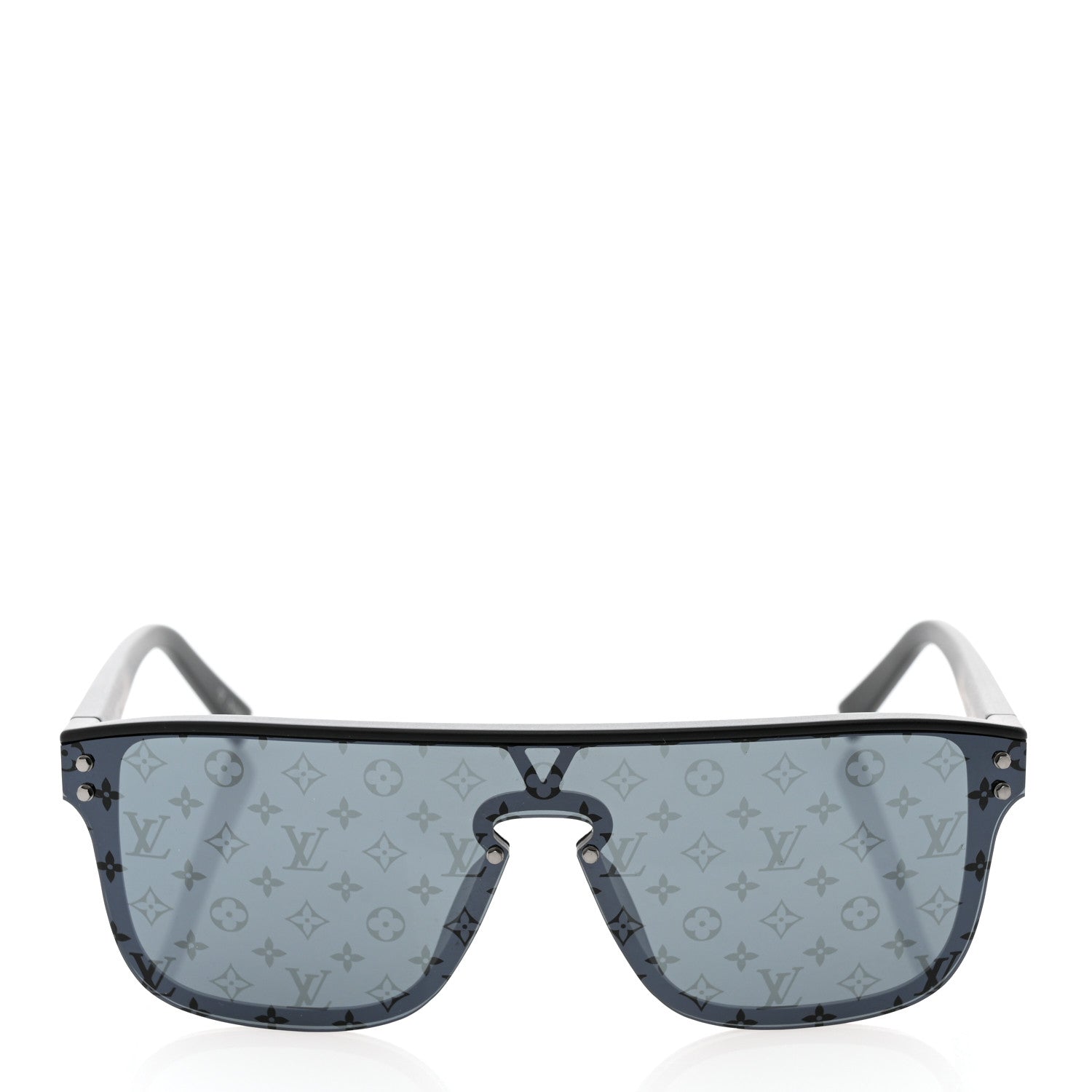 Louis Vuitton Acetate LV Waimea Square Sunglasses Z1082W Black 2 of 7