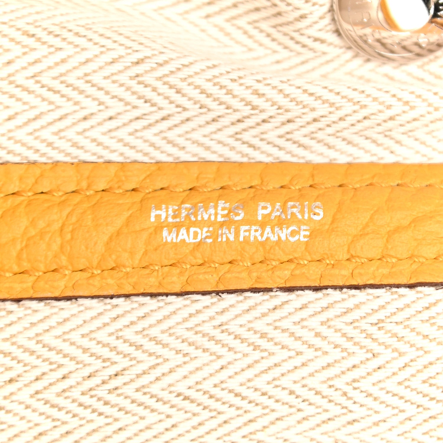 Hermes Vache Country Garden Party 30 TPM Jaune Ambre 6 of 9