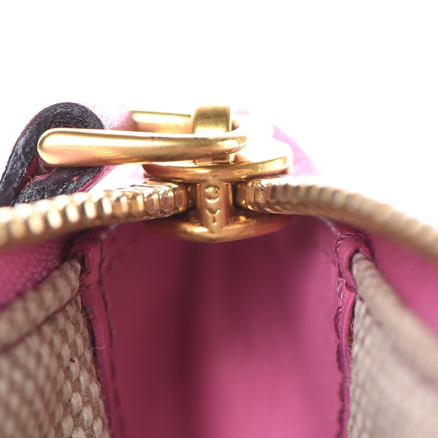 MCM Visetos Rabbit Pouch Pink 10 of 11