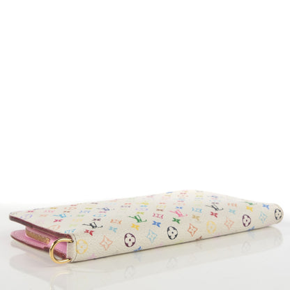 Louis Vuitton Monogram Multicolor Insolite Wallet White Litchi 6 of 11