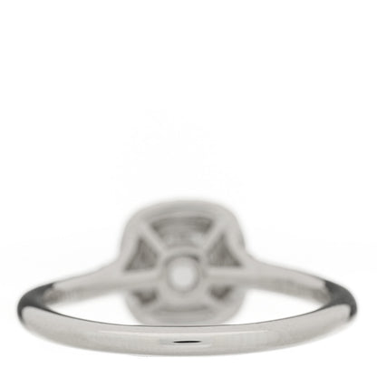 Tiffany Platinum Diamond .31ct Soleste Cushion Cut Double Halo Engagement Ring 54 7 4 of 6