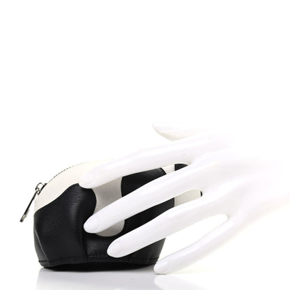 Loewe Calfskin Panda Coin Purse Black White 2 of 6