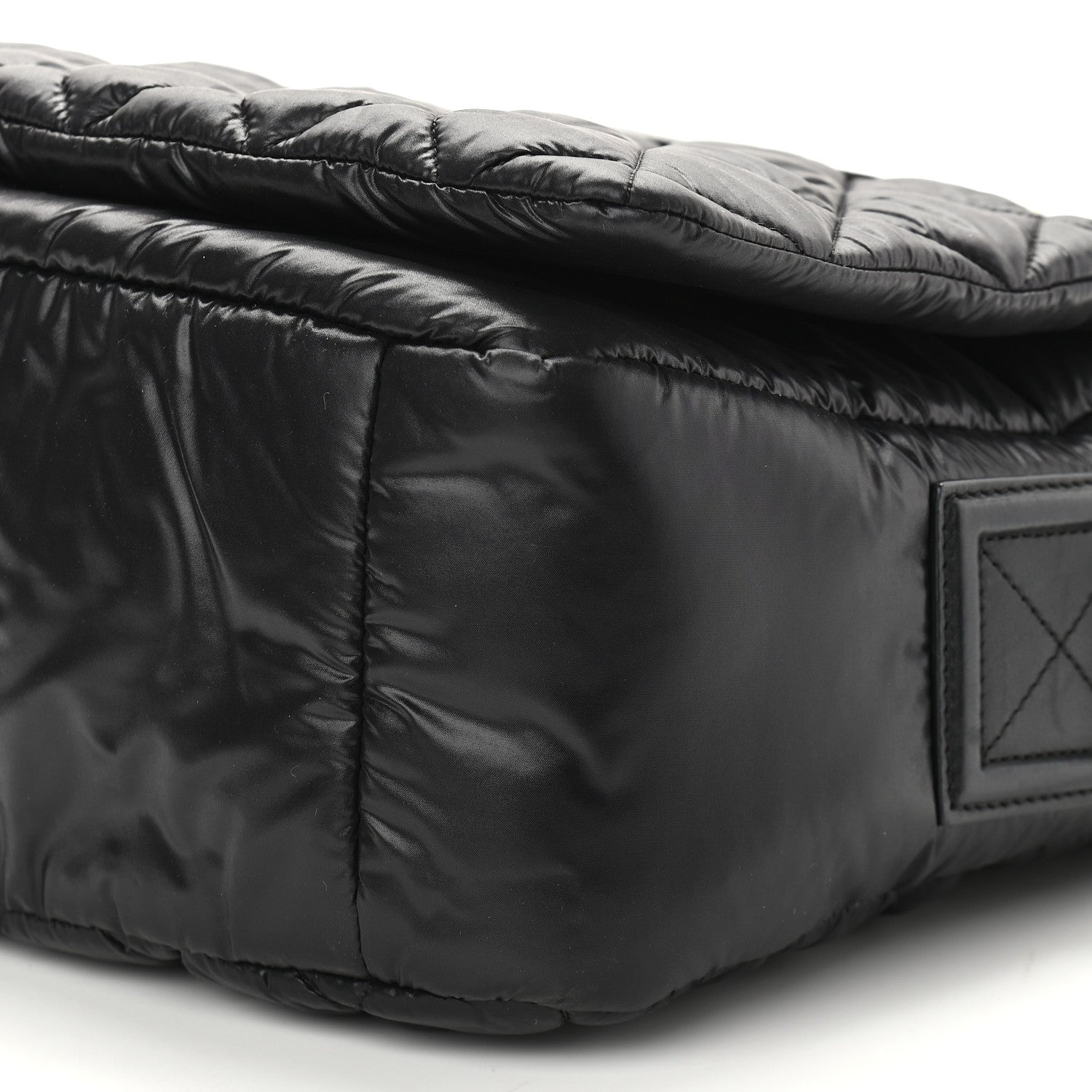 Chanel Nylon Small Coco Cocoon Messenger Bag Black 9 of 9
