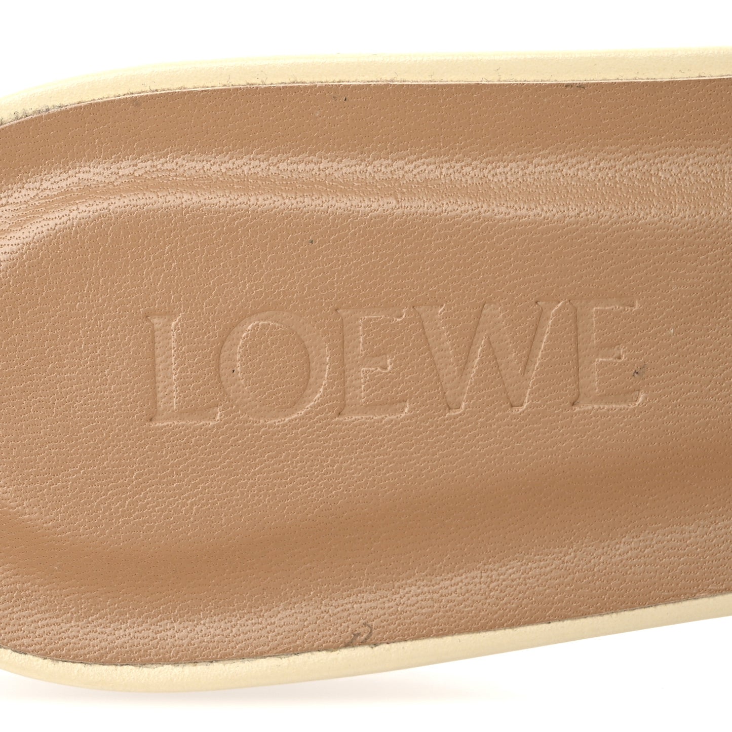 Calfskin Gate Mule Sandals 41 Milk