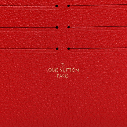 Louis Vuitton Calfskin Felicie Card Holder Insert Cherry 6 of 6