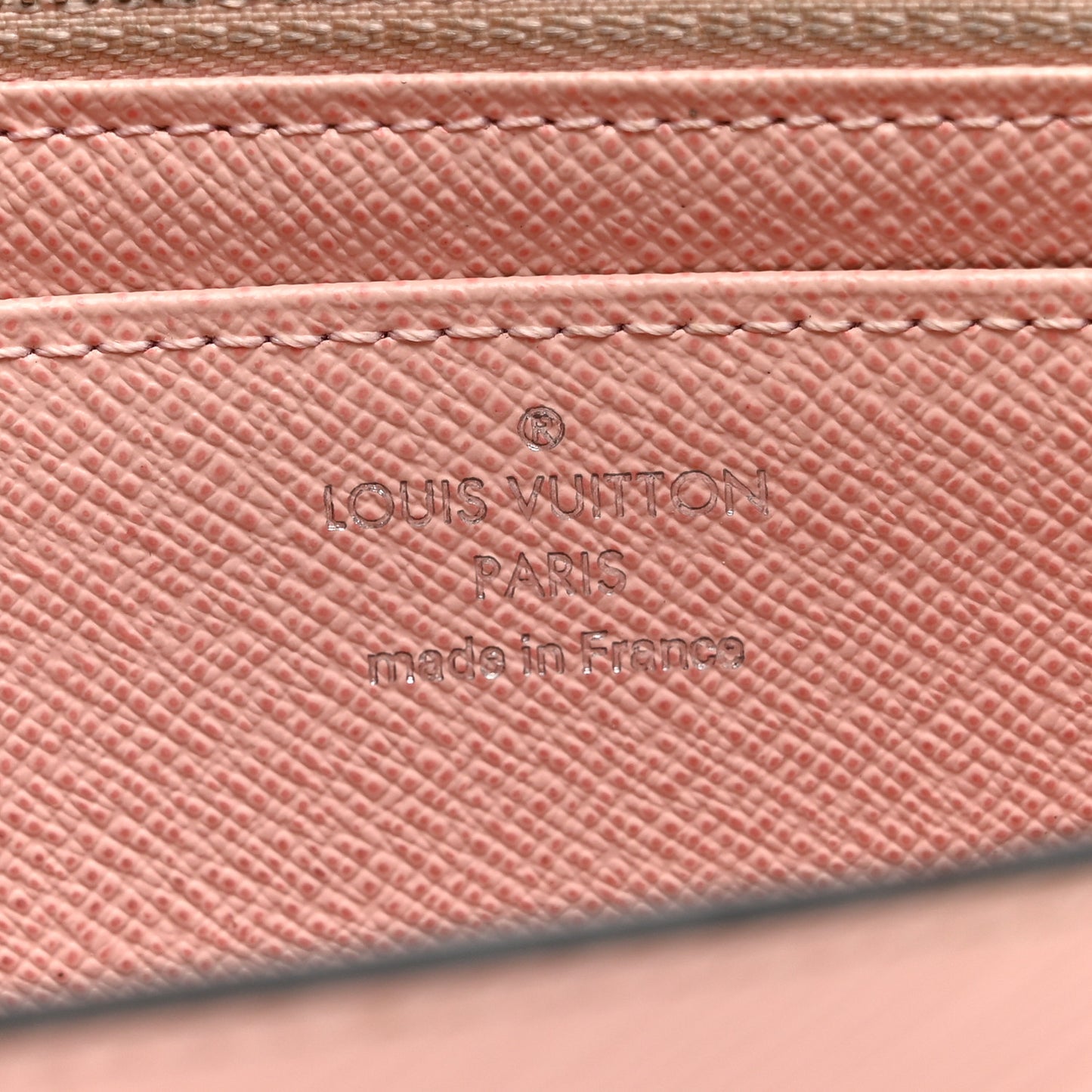 Epi Twist Wallet Rose Ballerine